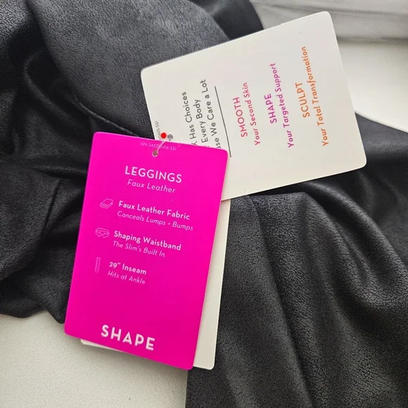 NWT Spanx | SPANXshape™ Faux Leather Leggings Matte 2437P, Womens 1X - Picture 10 of 10
